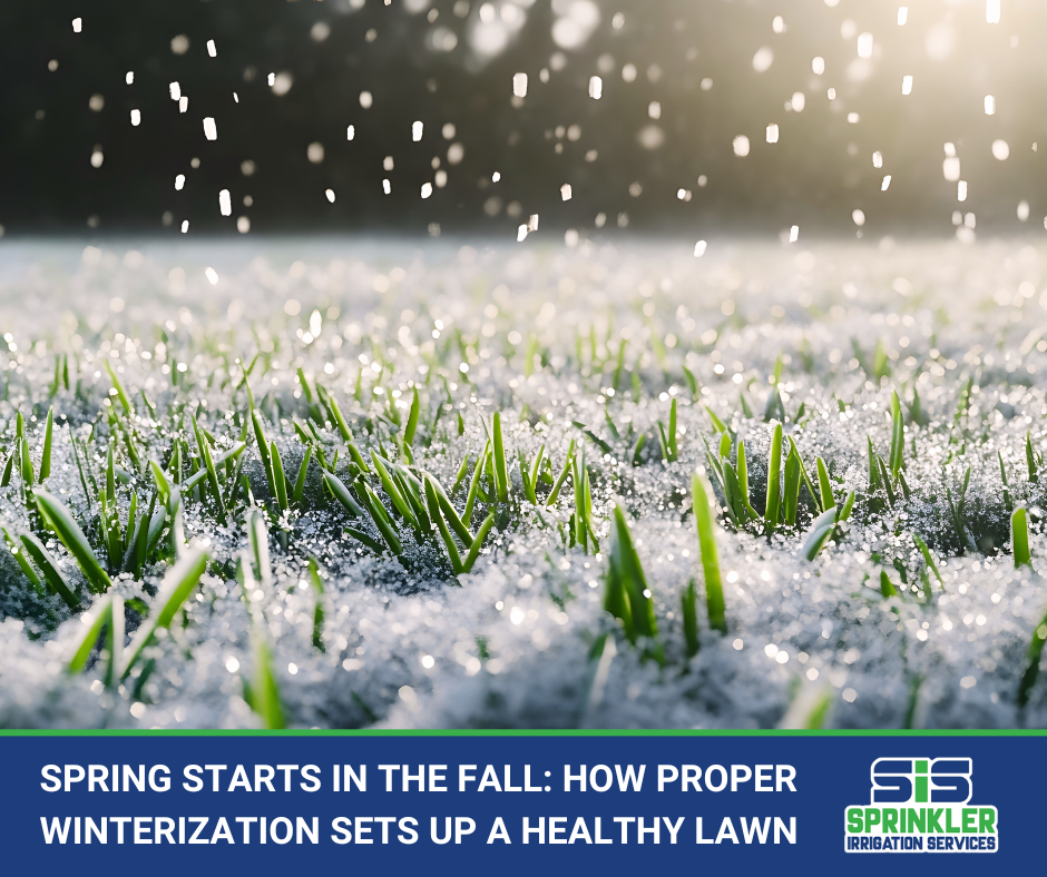 spring starts now. how proper winterization in the fall sets you up for success