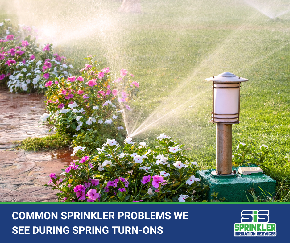 Common Sprinkler Problems We See During Spring Turn-Ons